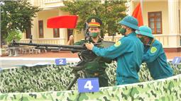 Bộ CHQS tỉnh Bắc Giang: Khai mạc hội thi súng máy phòng không 12,7mm kiêm nhiệm và dân quân tự vệ